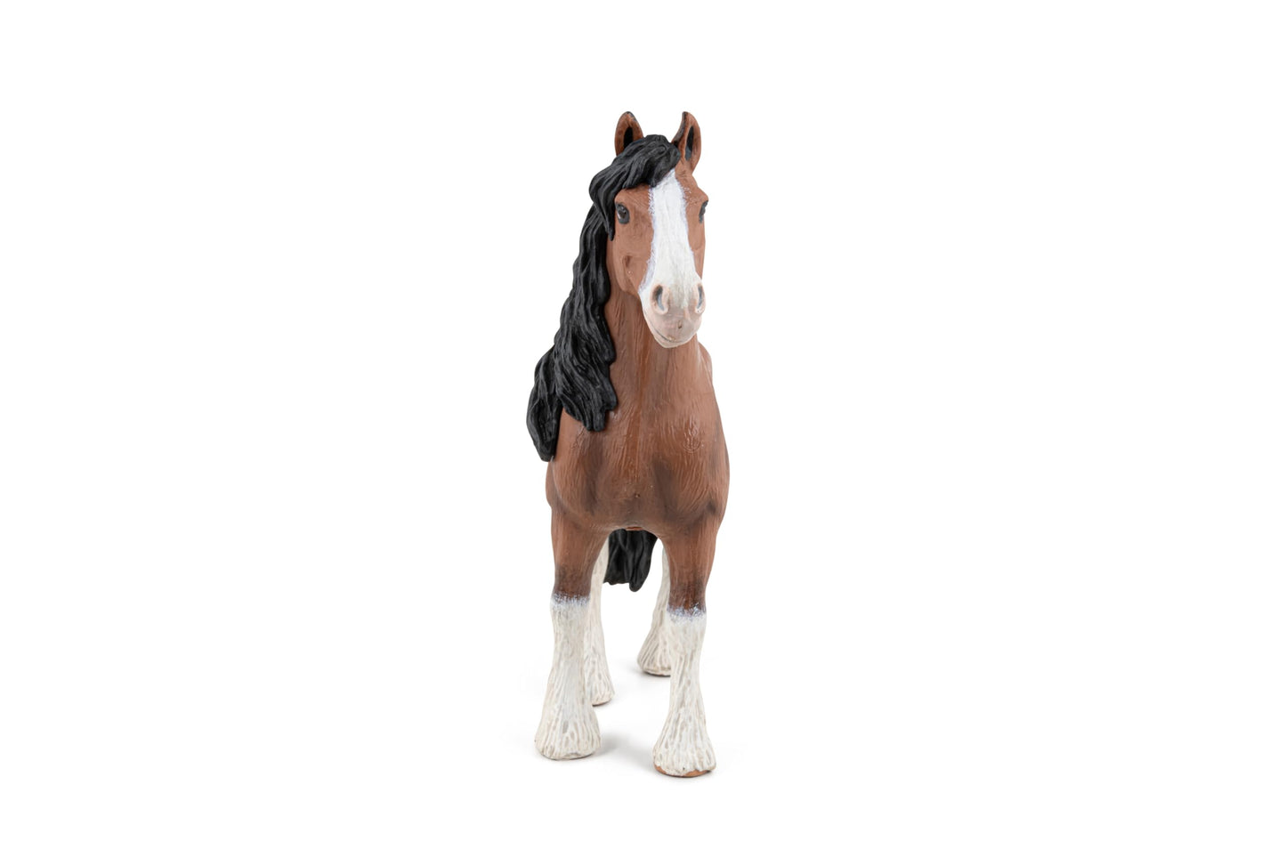 Papo 51571- Figure - Clydesdale Horse, Multicolor