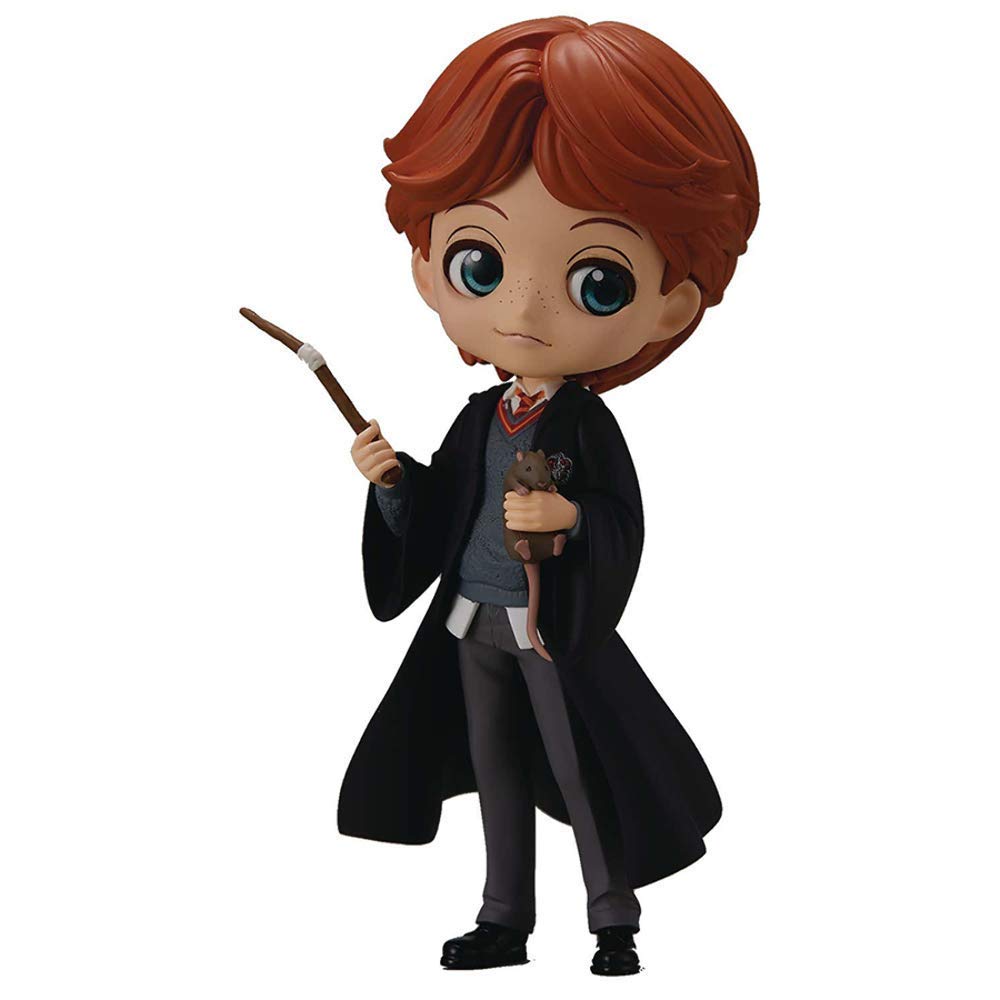 Banpresto Harry Potter Q Posket-Ron Weasley With Scabbers-, Multiple Colors