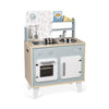 Janod Retro Plume Mint 30    Wooden Kitchen with 5 Accessories and Sound Effects - Ages 3+ - J06608