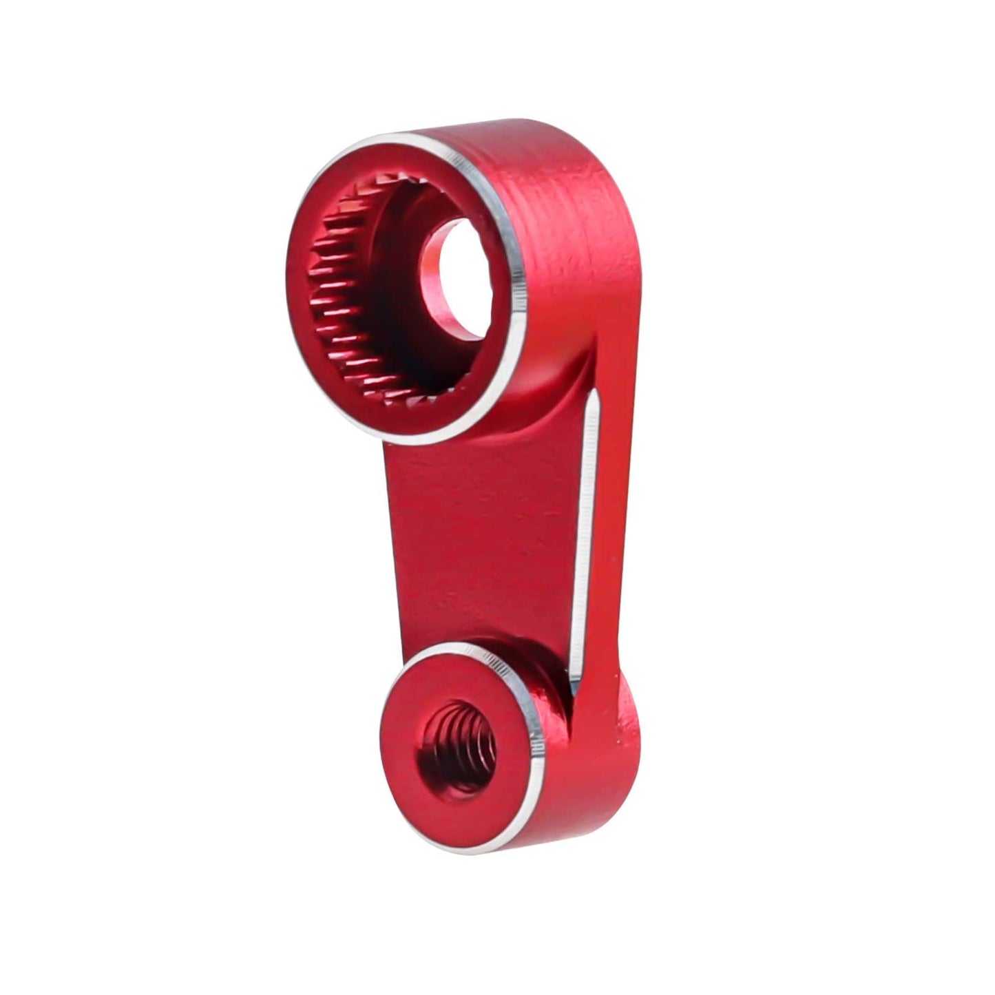 Hobbypark Aluminum Metal Servo Horn Arm For 1/18 Traxxas Trx4M Trx4Mt Stock Servo Motor Upgrades Parts (Red)