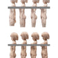 Hiplay 1:12 Scale Female Half-Seamless Action Figure Body -Tall And Plump Body Shape, Large Bust And Fair Skin T86-St03A (White,Large Bust)