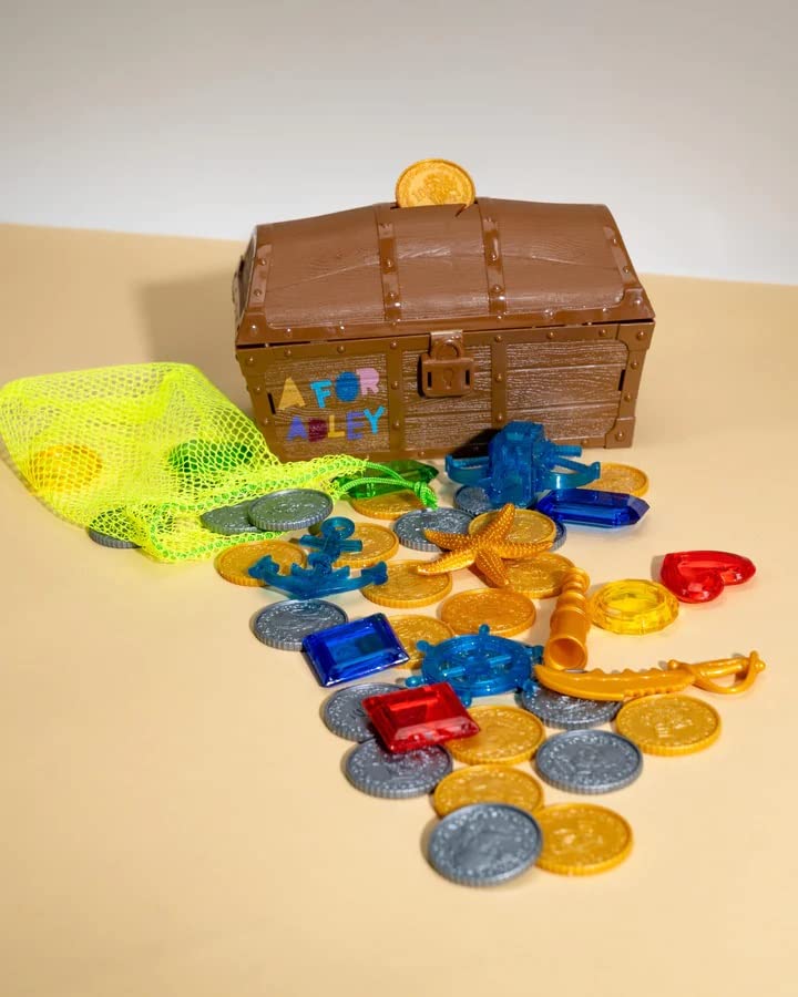 A FOR ADLEY Merch, Adley Toy Pirates vs Fairies Treasure Dive Chest for Boys and Girls for Water Toy Fun as Seen on Adleys You
