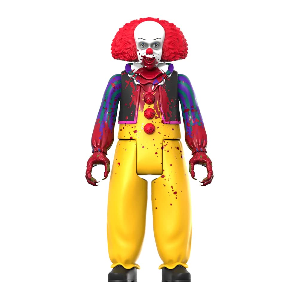 Super7 - It Pennywise (Blood Splatter) 3.75' Reaction Figure