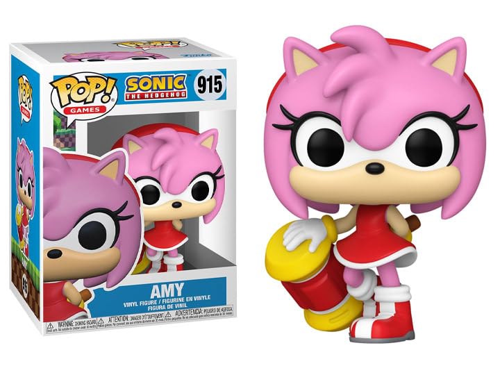 Funko Pop Sonic The Hedgehog + Protector: Pop! Games Vinyl Figure (Collector Gift Set Bundled With Toybop Box Protector Case) (A