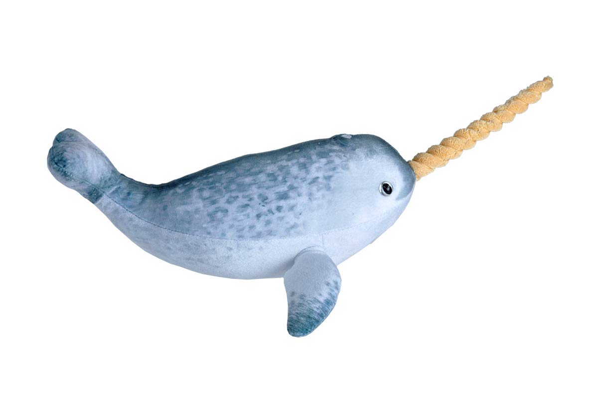 Wild Republic Narwhal Plush  Stuffed Animal  Plush Toy  Gifts for Kids  Living Ocean  12