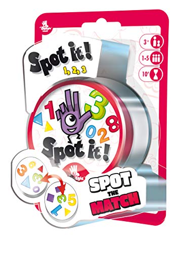 Asmodee Spot It! 1,2,3 - Educational Card Game for Preschoolers, Learning Numbers and Shapes, Fun Matching Game for Kids, Ages 3
