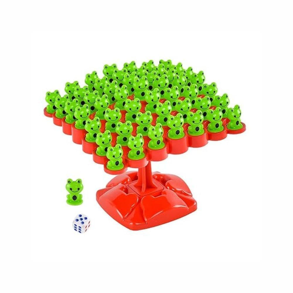 ASHWINA Frog Balance Board Game for Kids  Educational Math Learning Toy for Counting Logic Brain Skills Indoor Family Play  Pa