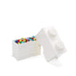 Room Copenhagen, Lego Storage Brick Box - Stackable Storage Solution - Brick 2, White (40020635)