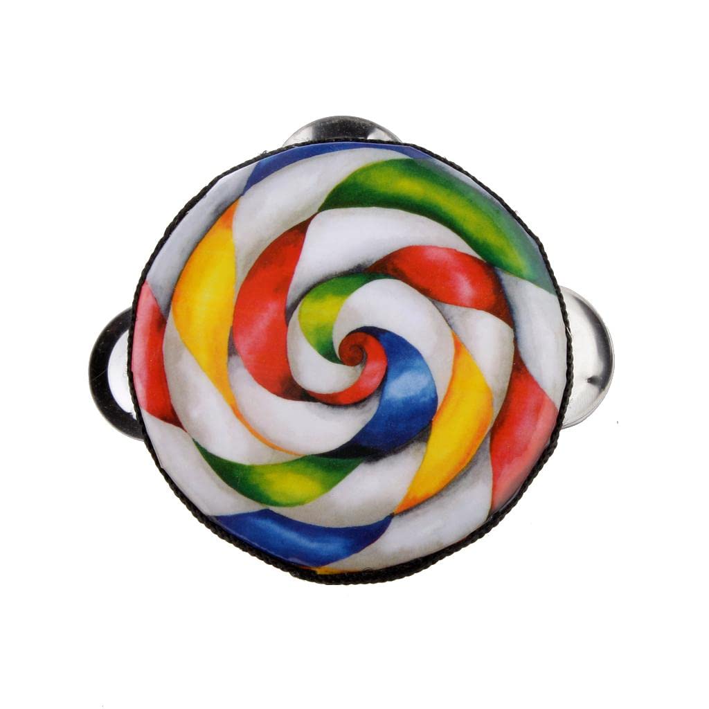 Lichts 4 Handmade Lollipop Tambourine Drum Percussion Instruments Educational Toy
