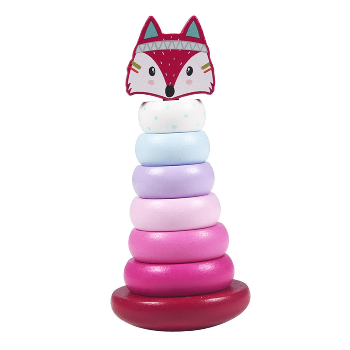 Calandis Colorful Stacker Gifts Classic Toy Baby Stacking Toy For Girls Children Boys Fox | Developmental Baby Toys | Toys For B