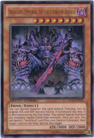 Yu-Gi-Oh! - Archfiend Emperor, The First Lord Of Horror (Jotl-Ende1) - Judgment Of The Light: Deluxe Edition - Limited Edition -