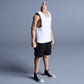Meetoget 1/12 Scale Male Figure Doll Clothes Daily Sports Singlet Action Figure Relax PU002US,White