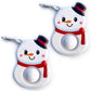 Top Trenz Omg Pop Fidgety Bubble Fidget Toy Stress Relief Anxiety Boredom Keychain (Christmas - Snowman)