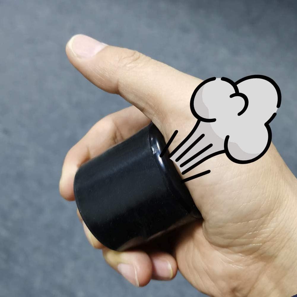 LE TOOTER 4 PCS Novelty Squeeze Pooter Break Machine Funny Prank Breaking Noise Maker Handle Kids mature-themed Gags Practical Joke Party Gift Breaking Toy (4 Black)