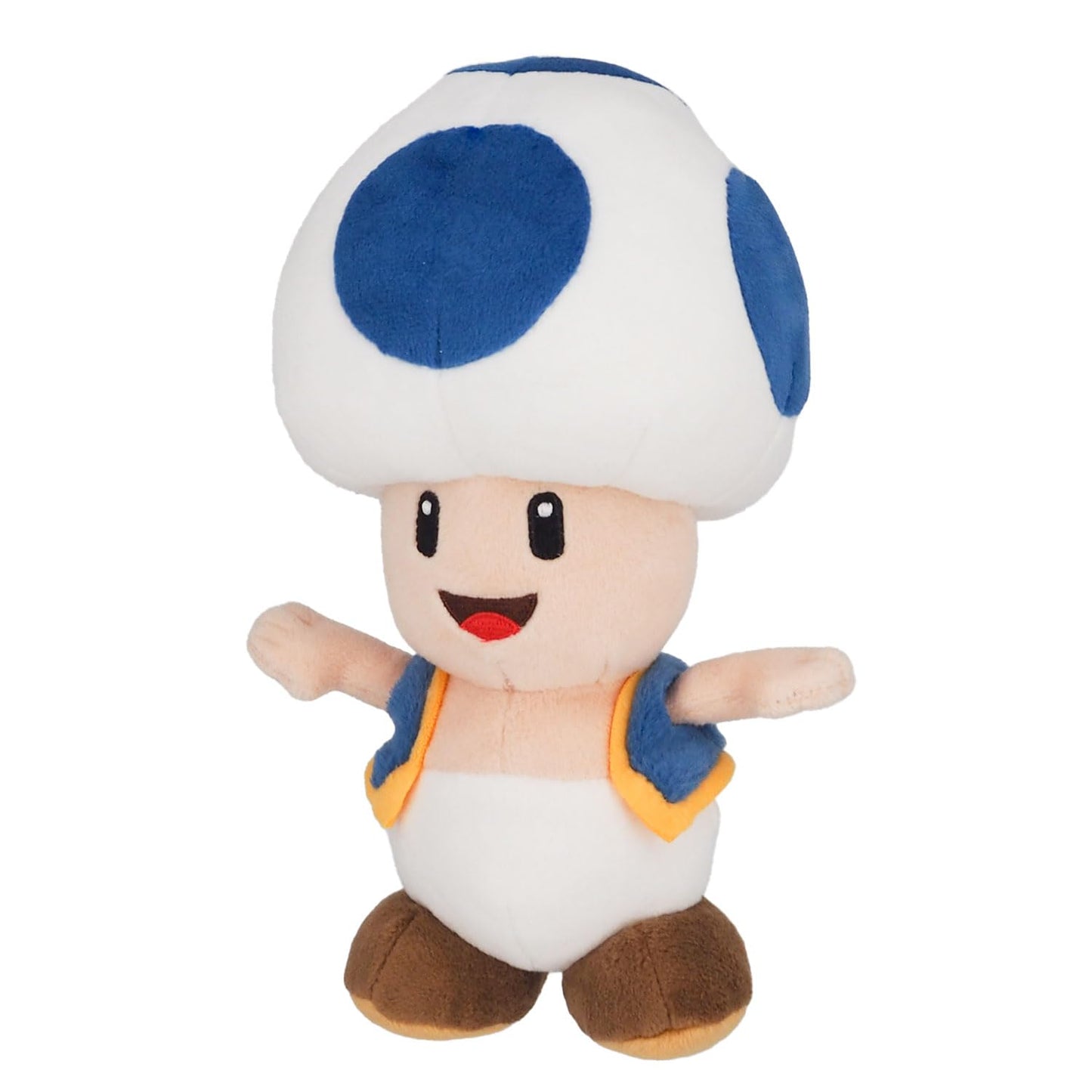 Sanei Super Mario All Star Collection AC31 Blue Toad 8'' Plush