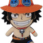 Great Eastern Entertainment One Piece Ace Sitting Pose Plush - 7" H, Multi, Polyester, Model 56794
