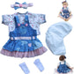 Reborn Baby Dolls Clothes For 17-22 Inch Girl Outfits Accesories ?Denim Skirt 5Pcs Set ?