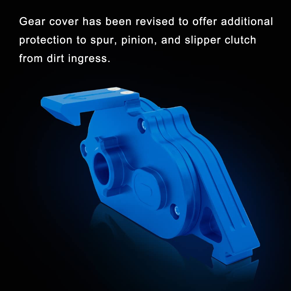 OGRC Aluminum Motor Mount Gear Cover Set Upgrade Parts for 1/10 Arrma Senton 4X4 550 Typhon 4X4 550 Granite 4X4 550 Rc Truck Rep