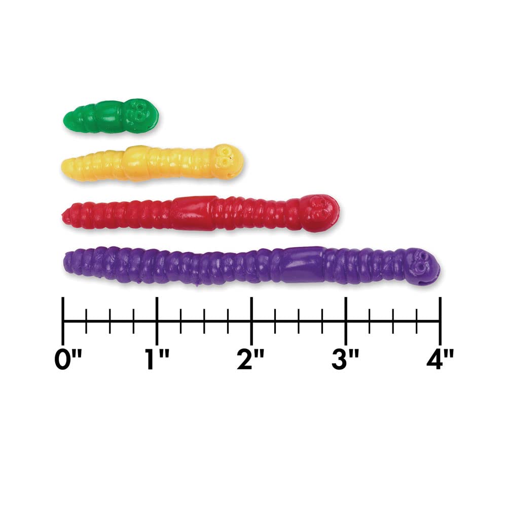 Learning Resources Measuring Worms - 72 Pieces, Ages 3+ Toddler Learning Toys, Counters For Kids