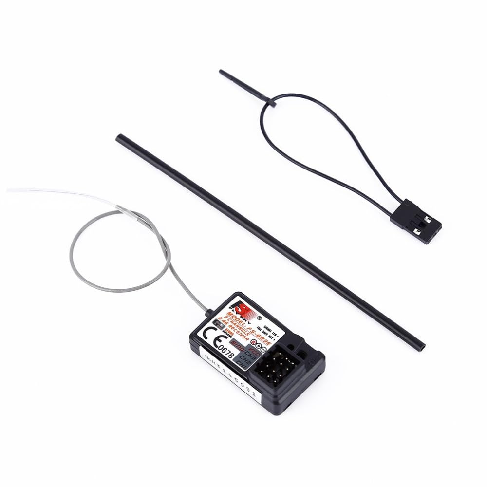 Flysky FS-GT3C RC Transmitter and Receiver FS-GR3E, 2.4GHz Radio Controller for RC Car Boat