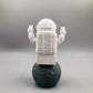 Ecacon Figurine Astronaut Statue Spaceman D  Cor,Desktop & Tabletop Decorative Cute Mini Space Figure Ornament,Cake Toppers Deco