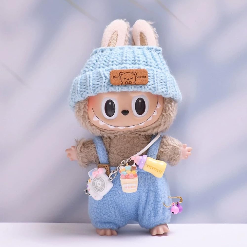 2025 New Clothes For Labubu Outfit, Exquisite Accessories For Labubu,Cute Clothes Set For 17 Cm Labubu Accessories (#E)