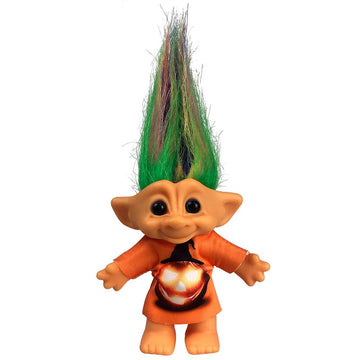 Lucky Troll Dolls,Vintage Troll Dolls Chromatic Adorable For Collections, School Project, Arts And Crafts, Party Favors - 7.5' Tall Colorful Hairs (Include The Length Of Hair)