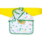 Crayola Art Smock for Toddlers, Waterproof Bib, 1 Count, Ivory, Model 811379, Best Fit for Age 1 (12 Months)