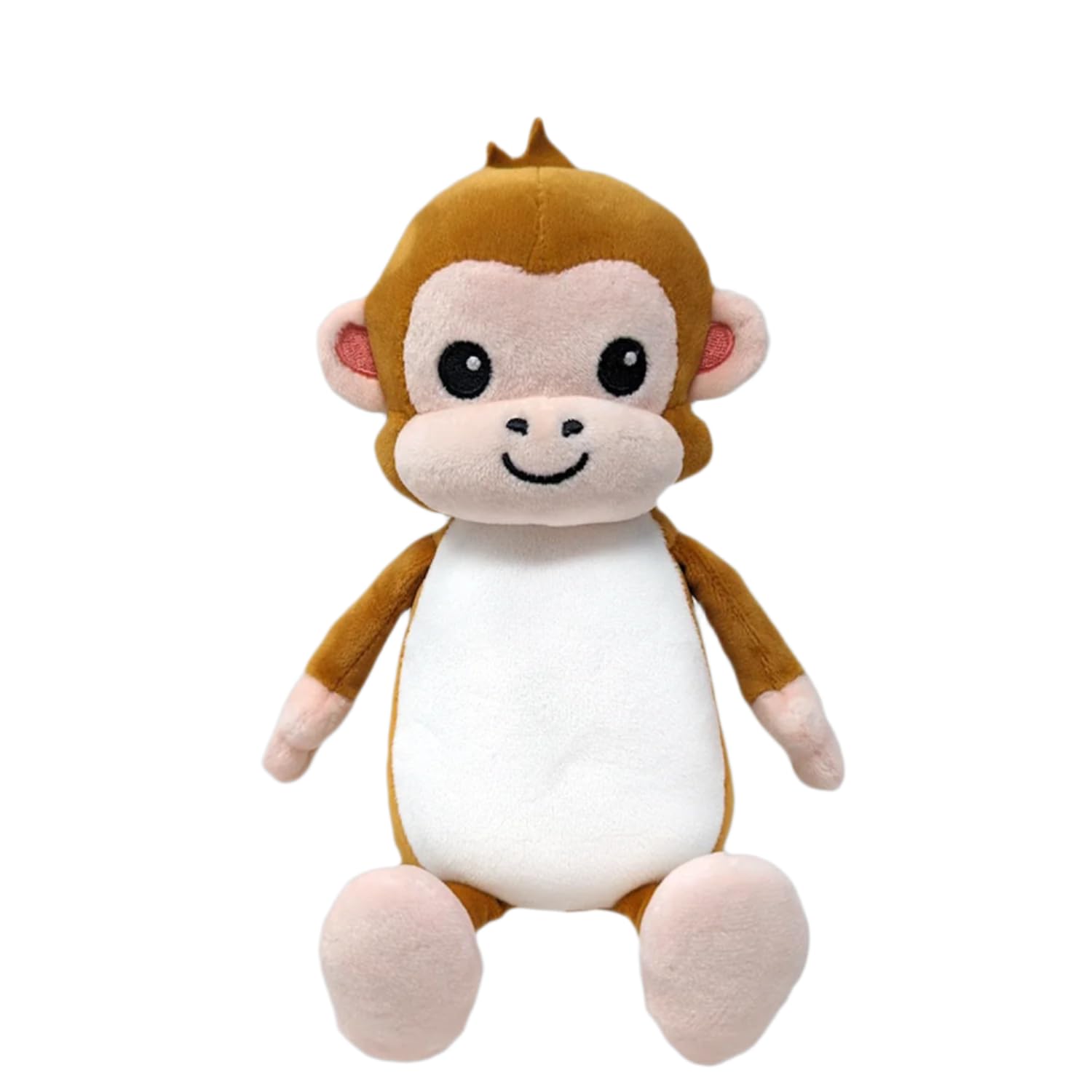 PLUSHOLOGY Squishy Monkey Stuffed Animal; Ultra Soft and Cuddly Plush Toy for Kids 3 Years Old to mature-themeds; Child-Safe Embroidered Eyes adds a Unique Aesthetic; (6 Tall)