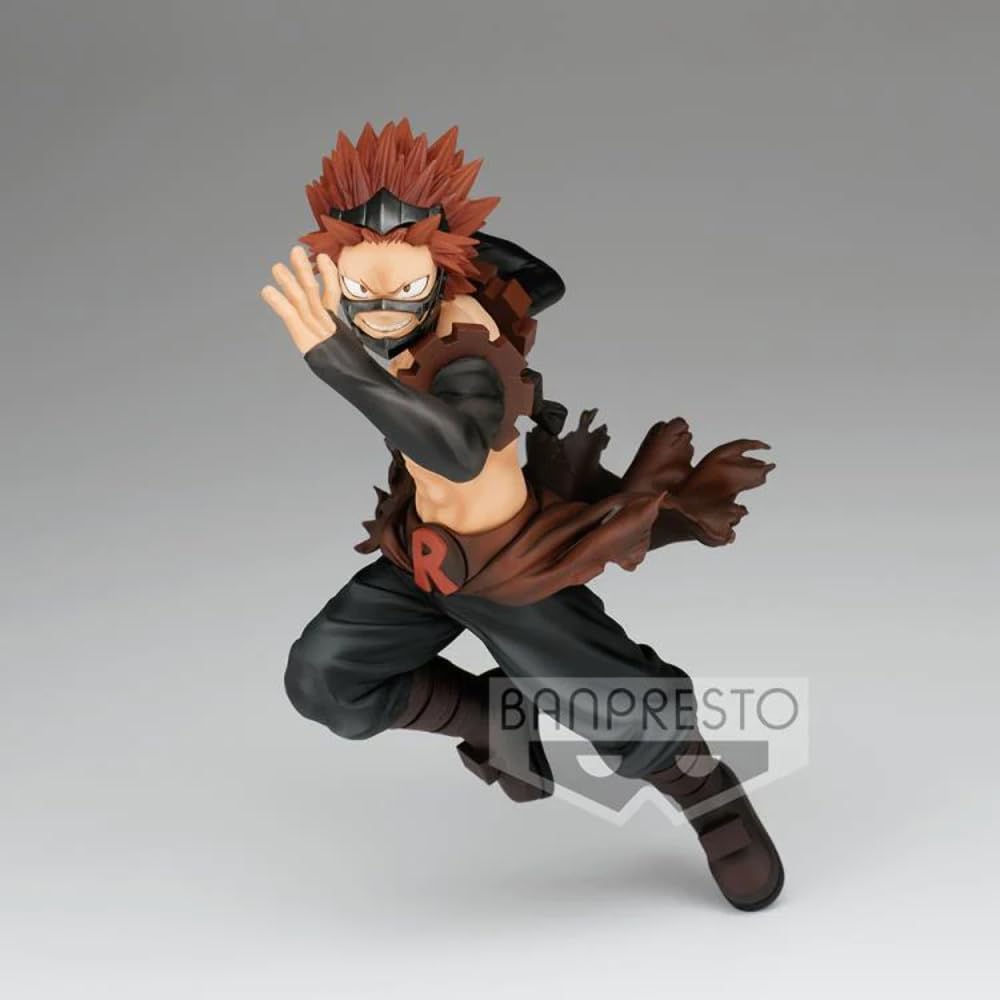 Banpresto My Hero Academia Eijiro Kirishima Figure - Multicolor, One Size, Model BP18733, Plastic Material