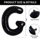 Toniful 40 Inch Large Black G Letter Balloons Jumbo Helium Balloons,Foil Mylar Big Alphabet Balloons For Birthday Party Annivers