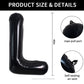 Toniful 40 Inch Large Black L Letter Balloons Jumbo Helium Balloons,Foil Mylar Big Alphabet Balloons For Birthday Party Annivers