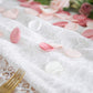 Floroom 300pcs Rose Petals Blush Pink Faux Silk Flower Petals for Wedding Flower Girl Basket Aisle Scatter Cake Dinner Table Cen