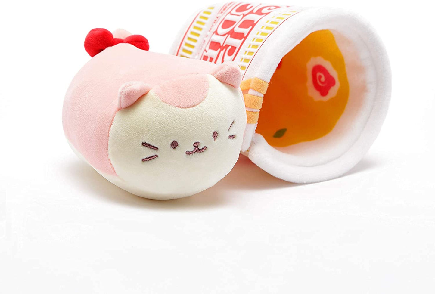 Anirollz Stuffed Animal Plush Toy - Official Nissin Cup Noodle Roll Blanket Outfitz Doll |Soft, Squishy, Warm, Cute, Comfort, Sa