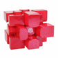 Cuberspeed gan Mirror Cube red UV Coated Speed Cube Fuchsia Red Gan Mirror Blocks Magnetic Cube Puzzle
