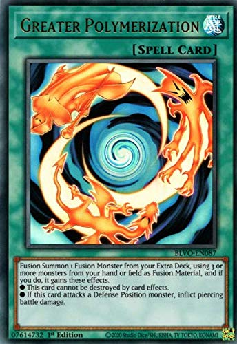 Greater Polymerization - Blvo-En087 - Ultra Rare - 1St Edition