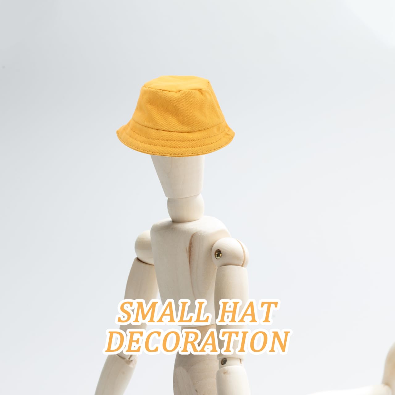 Toyvian Doll Bucket Hat Decorative Miniature Hats Mini Doll Craft Tiny s Replaceable s Decors Tiny for s Miniature for Party for