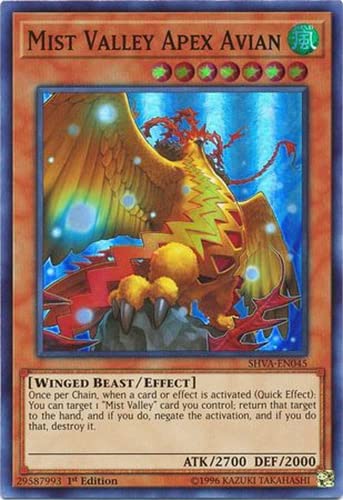 Mist Valley Apex Avian - Shva-En045 - Super Rare - 1St Edition