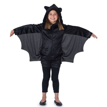 Dress Up America Bat Costume Kids - Batgirl Costume For Girls - Halloween Costume For Girls - Kids Black Vampire Bat Costume