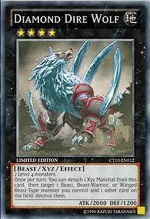 Yu-Gi-Oh! - Diamond Dire Wolf (Ct10-En012) - 2013 Collectors Tins - Limited Edition - Super Rare