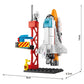 Vilbocr Space Shuttle Toy Building Blocks Toys For 4+ Years Boys Kids Gift Idea Spacecraft Aerospace Building Kit Toy107Pcs-Comp