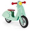 Janod Scooter Mint Balance Bike Ride On, Mint 30.31' X 13.19' X 20.08'