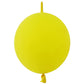 In-Jooyaa 6 Inch Yellow Latex Link Balloon 100 Pcs Quick Link Balloons For Party Decoration