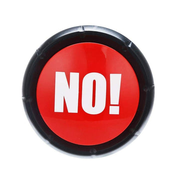 Joffreg NO Sound Button - Medium Red Plastic Mute Device