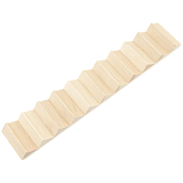 Auear, Miniature Stairs Wood Stair 1:12 Wooden Stringer Steps Model Diy Staircase Accessories Decor For Furniture Micro Landscap