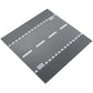 Feleph Classic Road Base Straight Plates, Street Road Building Set, 25 X 25 Cm Town Baseplate Compatible With Major Brands Building Bricks(Straight 10 Pieces)