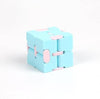 Blue Infinity Cube Magic Toys Antistress Endless Cube Hand Flip Stress Reliver Finger Antism Game Pockets Toy Gift Anxiety Relief and Kill Time Fidget Blocks