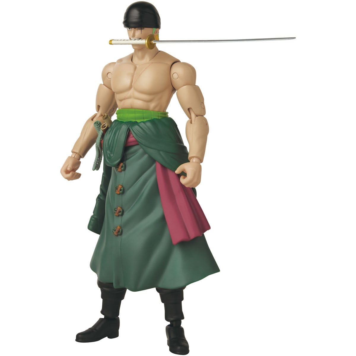 ANIME HEROES One Piece Roronoa Zoro Three Sword Style Action Figure, Model 37052, PVC Material, Collectible Toy