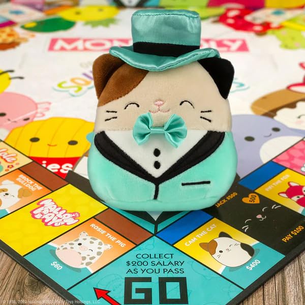Monopoly: Collector’S Edition Featuring Cam The Cat Plush Buy, Sell, Trade Spaces Collectible Classic Monopoly Game Officially-Licensed For 6 Players