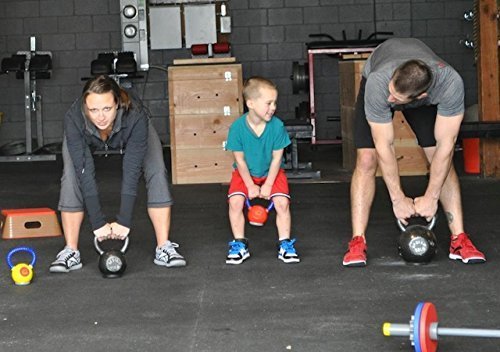 Wod Toys® Kettle Kid Kettlebell Red - Safe, Durable Kettle Bell Weight Lifting Toy For Kids Fitness - Kid Gym Workout And Exercise Equipment For Toddlers And Children